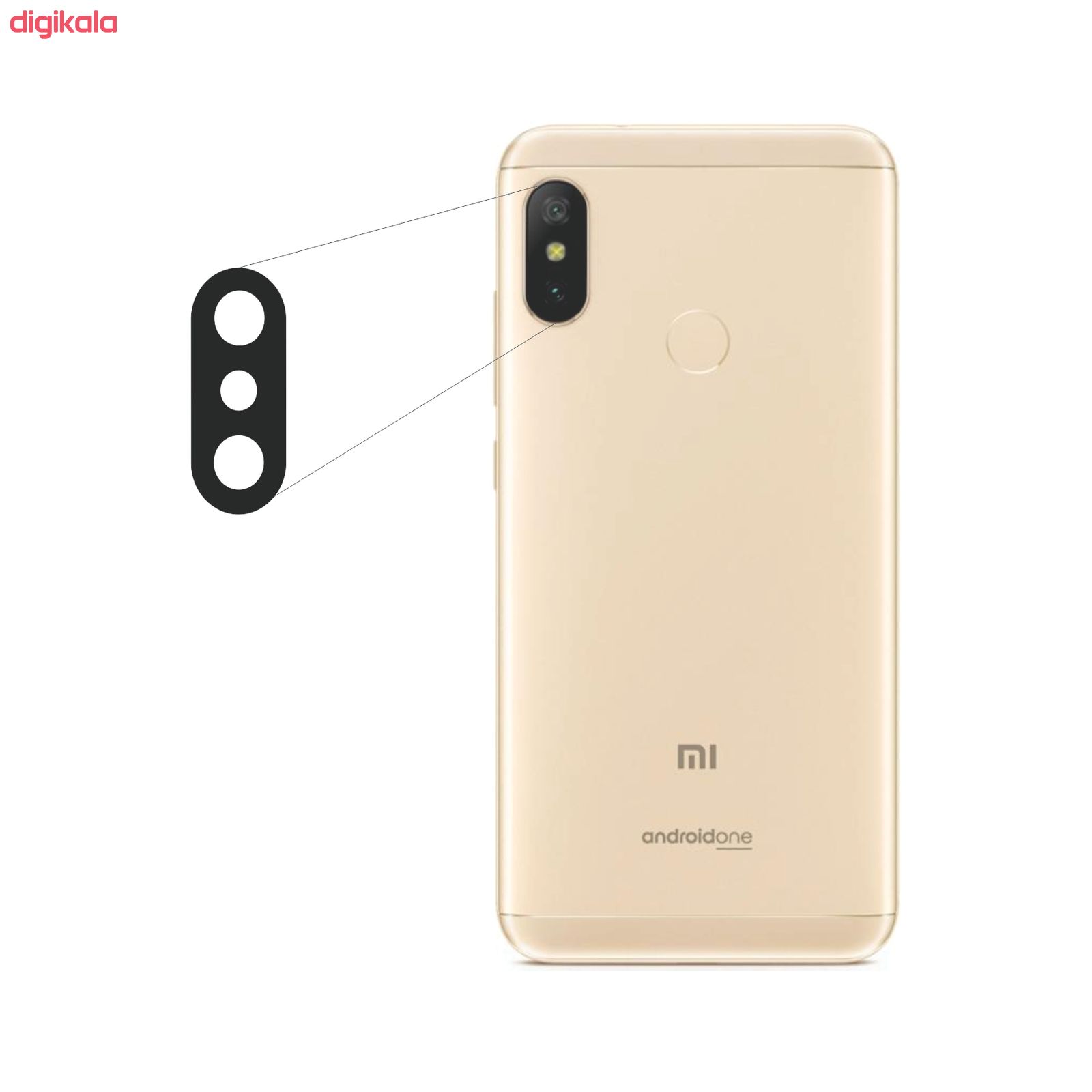 برچسب پوششی مدل 1004 مناسب برای گوشی موبایل شیائومی Xiaomi Mi A2 Lite-Redmi 6 Pro main 1 1