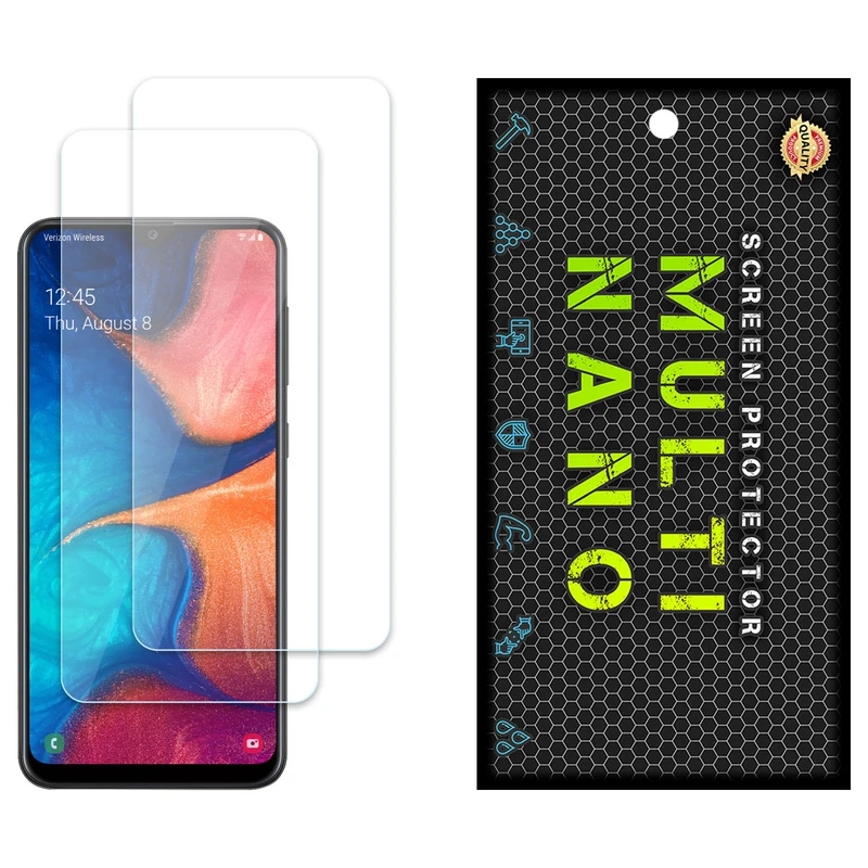 محافظ صفحه نمایش مولتی نانو مدل X-S2N مناسب برای گوشی موبایل سامسونگ Galaxy A20 بسته دو عددی