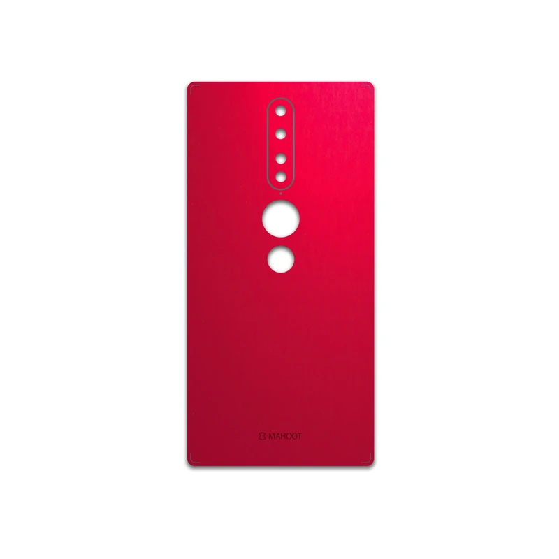 برچسب پوششی ماهوت مدل Matte-Warm-Red مناسب برای گوشی موبایل لنوو Phab2 Pro