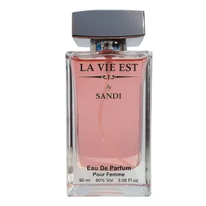 ادوپرفیوم زنانه سندی مدل La Vie Est با رایحه گرم حجم 90 میلی‌لیتر