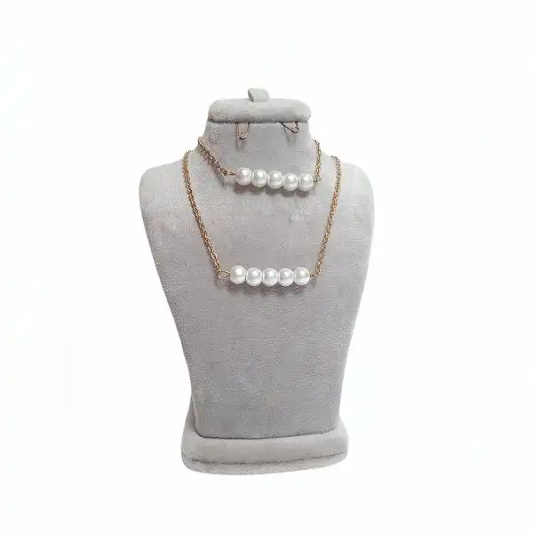 نیم ست زنانه مدل مرواریدی