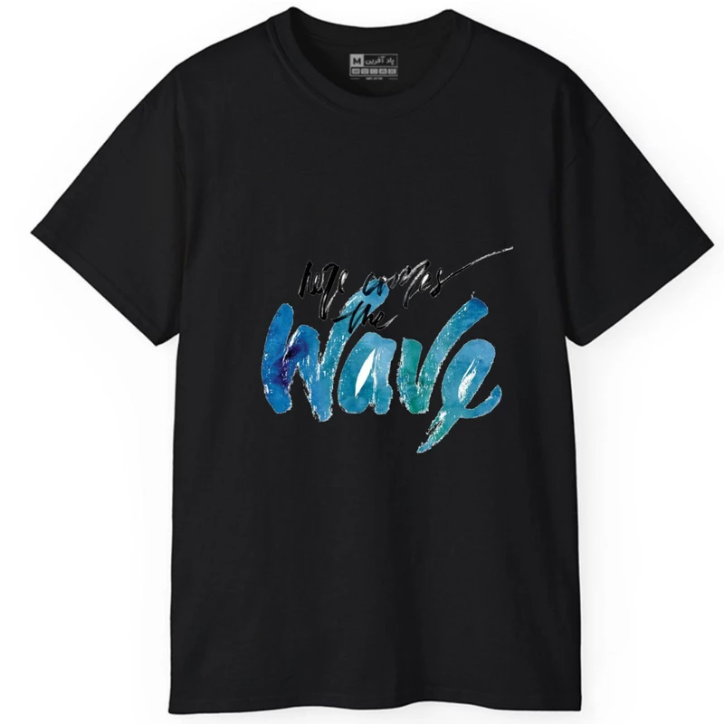 تی‌شرت آستین کوتاه مردانه پاد آفرین مدل کلمه انگلیسی کد 1959