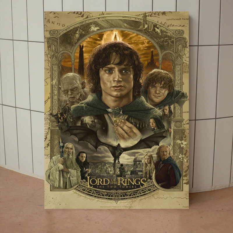 تابلو شاسی مدل پوستر ارباب حلقه ها The lord of the rings کد 1202