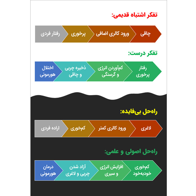 کتاب پایان افسانه کالریها راهحل علمی لاغری اثر عانگع اصلانیان نشر برقعی کتاب پایان افسانه کالریها راهحل علمی لاغری اثر عانگع اصلانیان نشر برقعی