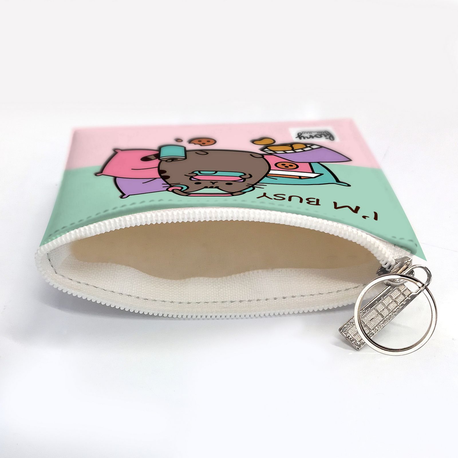 کیف پد بهداشتی فیوری مدل گربه کیوت فانتزی کد 2364 به همراه کیف پول - - 5