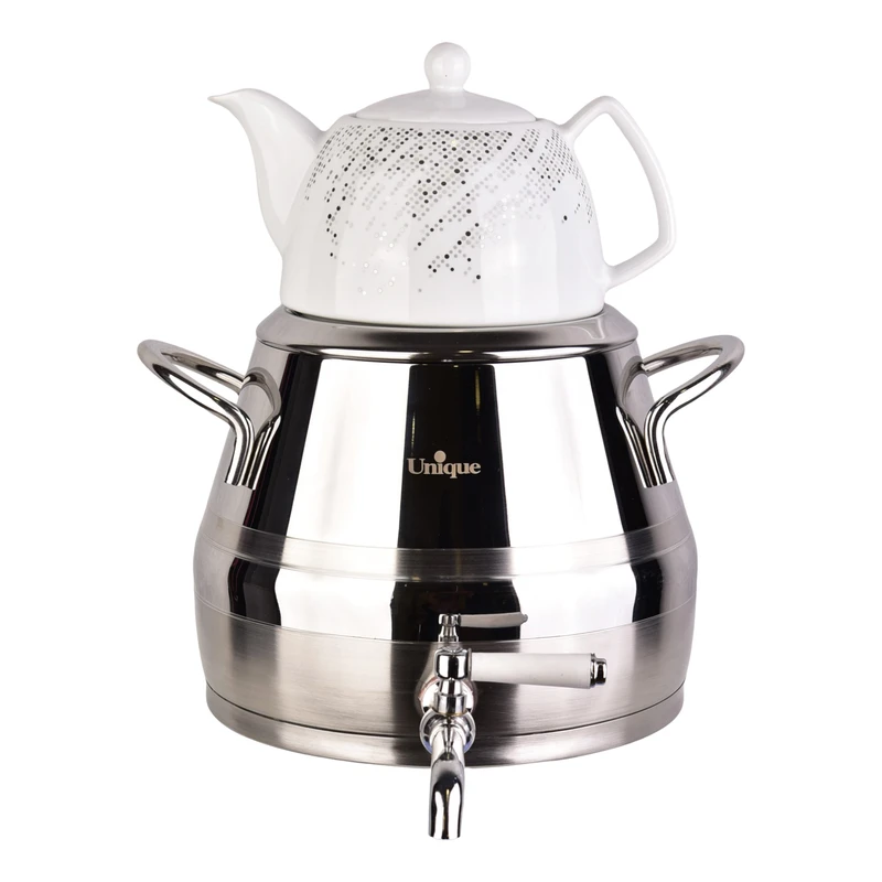 ست کتری و قوری یونیک کد 1- 7297 گنجایش کتری 5 لیتر گنجایش قوری 1 لیتر 