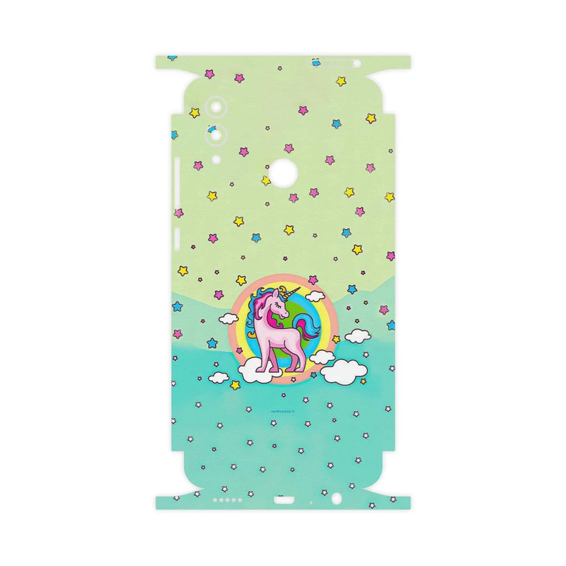 برچسب پوششی ماهوت مدل Rainbow unicorn adventure-FullSkin مناسب برای گوشی موبایل آنر 10 Lite