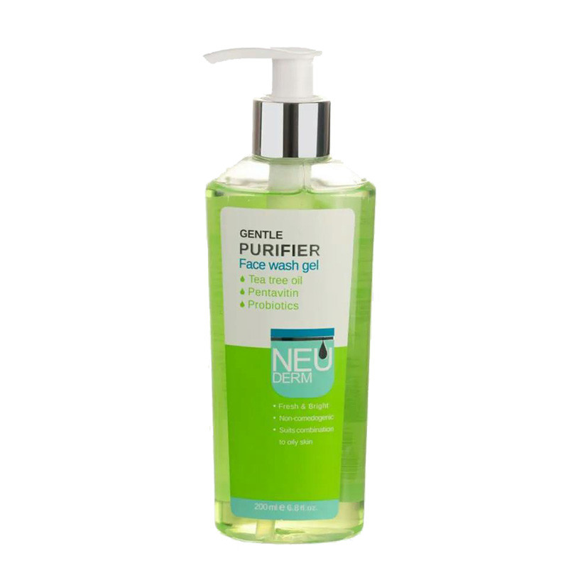 ژل شستشو صورت نئودرم مدل Gentle Purifier حجم 200 میلی لیتر مجموعه دو عددی ژل شستشو صورت نئودرم مدل Gentle Purifier حجم 200 میلی لیتر مجموعه دو عددی