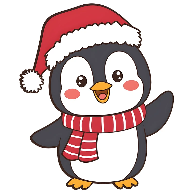 استیکر پارچه و لباس پاد آفرین مدل کریسمس کد DKST658