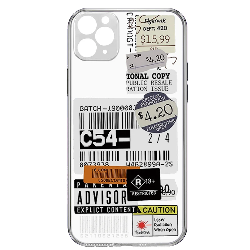 کاور طرح Barcode مناسب برای گوشی موبایل اپل  IPhone 11 Pro 