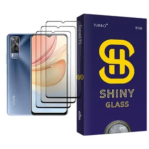 Atouchbo Shiny Glass3 Ceramics Screen Protector For  Y33 Pack Of 3
