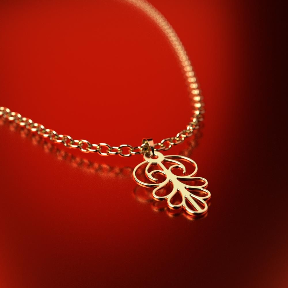 آویز گردنبند طلا 18 عیار زنانه مدوپد مدل هندسی کد PA1-11147 -  - 3