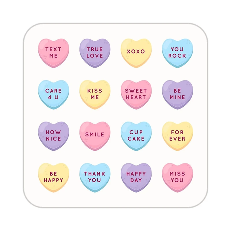 زیر لیوانی کاکتی طرح عاشقانه مدل mp37719