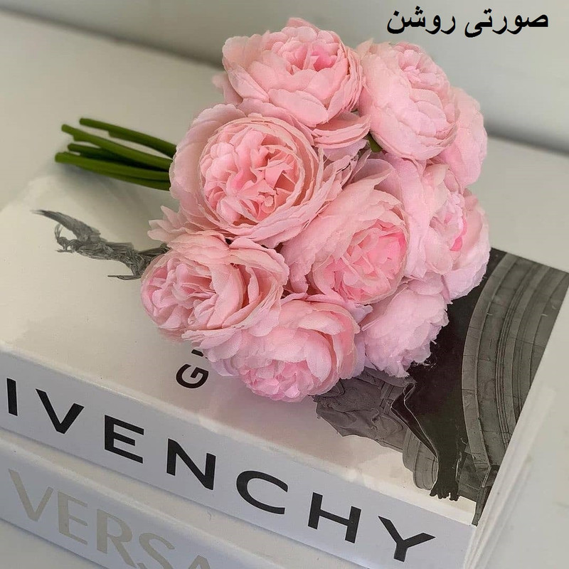 گل مصنوعی مدل دسته پیونی کد pa-1062