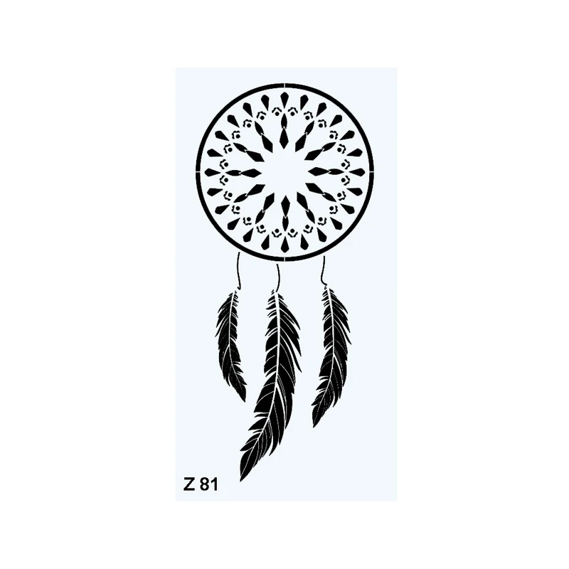 شابلون مدل دیواری طرح دریم کچر کد z81