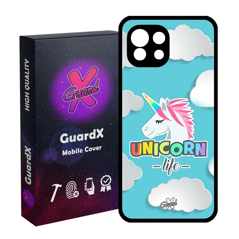 کاور گارد ایکس طرح Unicorn مدل Glass10060 مناسب برای گوشی موبایل شیائومی Mi 11 Lite