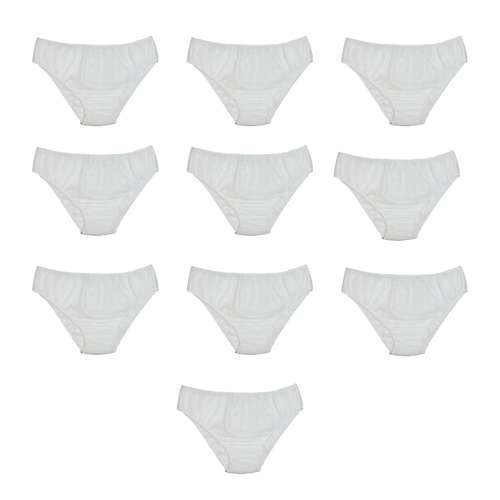 شورت یکبار مصرف زنانه مدل M0152 بسته 10 عددی 