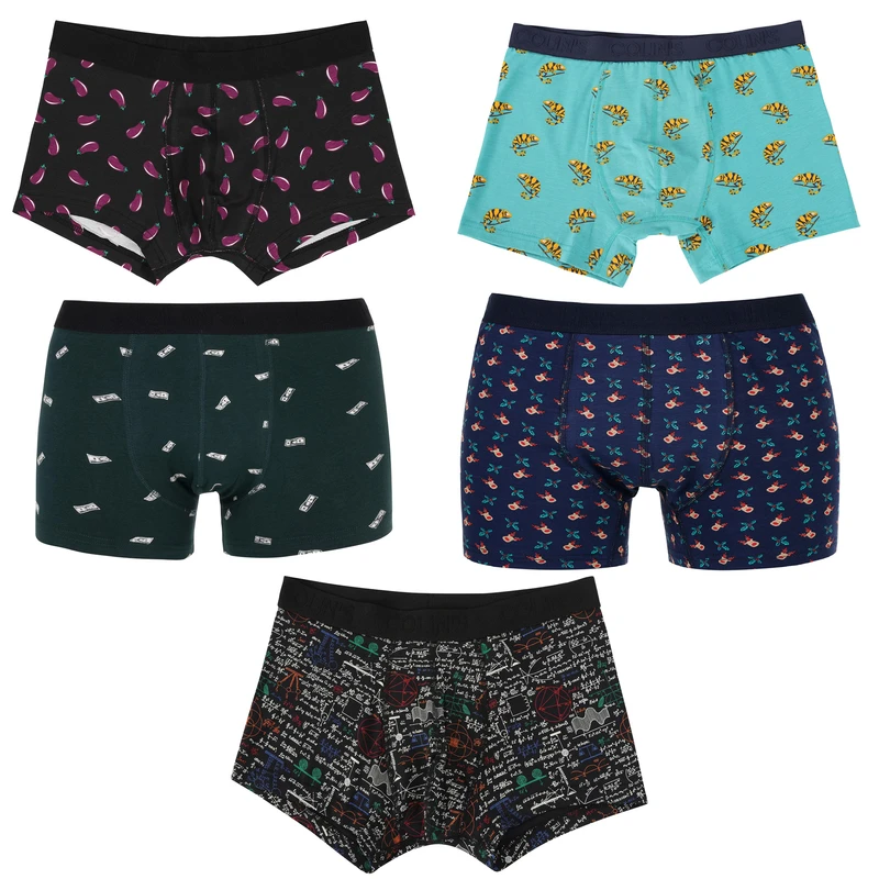 شورت پادار مردانه کالینز مدل CLP135NEW مجموعه 5 عددی