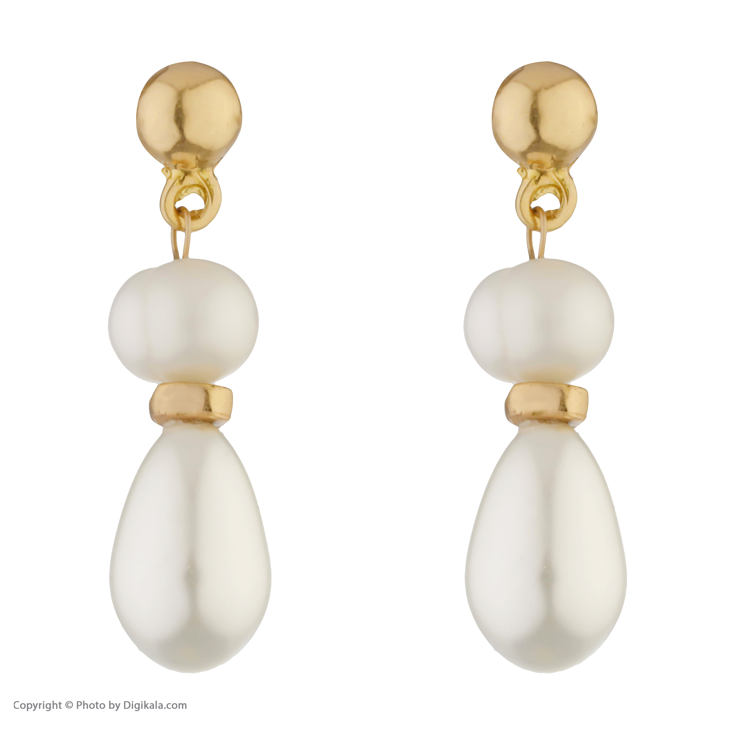 گوشواره طلا 18 عیار زنانه پرسته مدل WE632