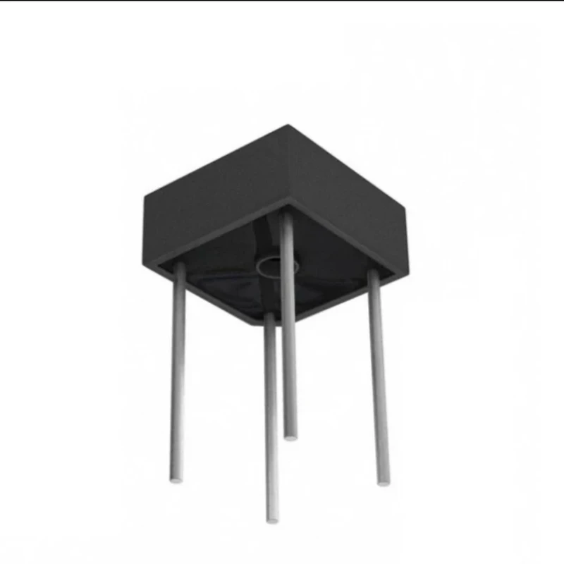 پل دیود مربعی 10 آمپر مدل 600 ولت بسته 5 عددی 