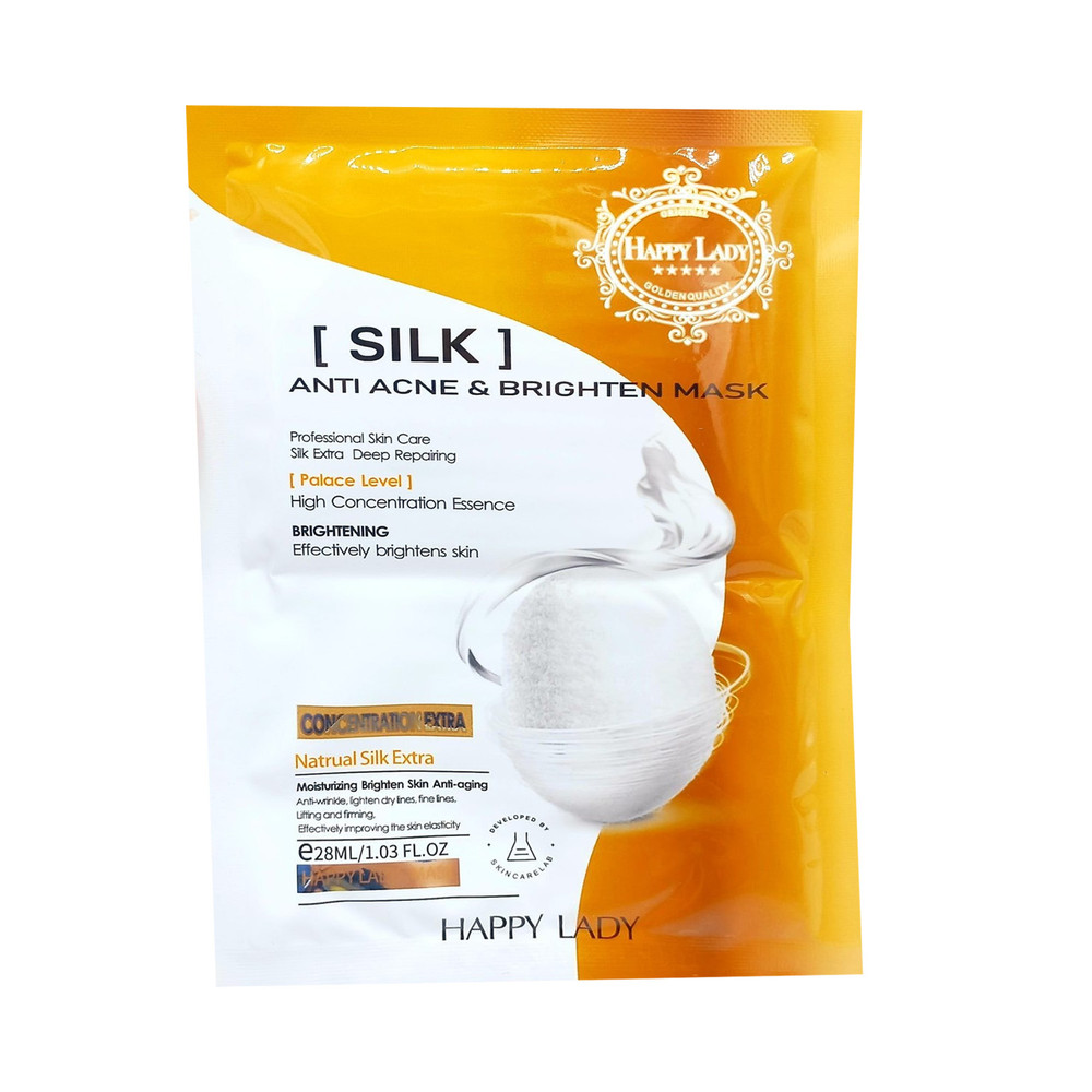 ماسک صورت هپی لیدی مدل Silk وزن 28 گرم