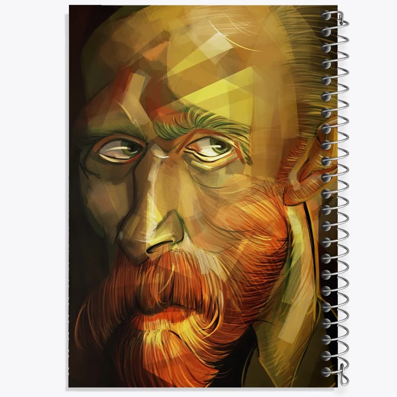 دفتر نت موسیقی 50 برگ خندالو مدل ونسان ونگوگ کد F643