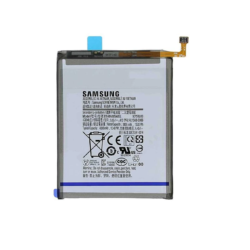 باتری موبایل مدل EB-BA505ABU ظرفیت 4000 میلی آمپر ساعت مناسب برای گوشی موبایل سامسونگ galaxyA20 / A30 / A30S / A50 / A50S