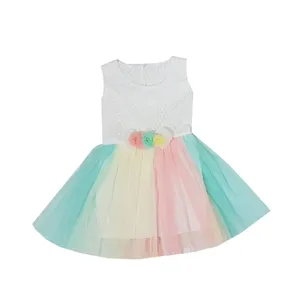 پیراهن دخترانه مدل رنگین کمان