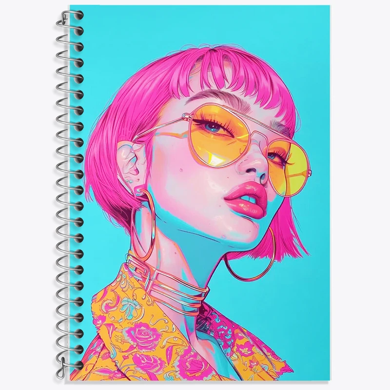 دفتر لغت 50 برگ خندالو طرح دخترانه کد F7626