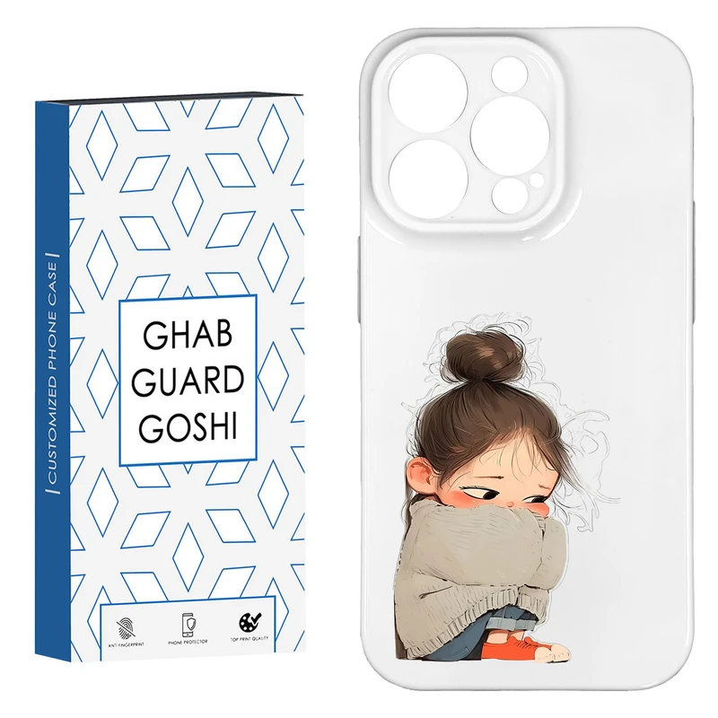 کاور قاب گارد گوشی طرح فانتزی دختر ملوس  کد HARD-04   مناسب برای گوشی موبایل اپل IPHONE 14 PRO MAX