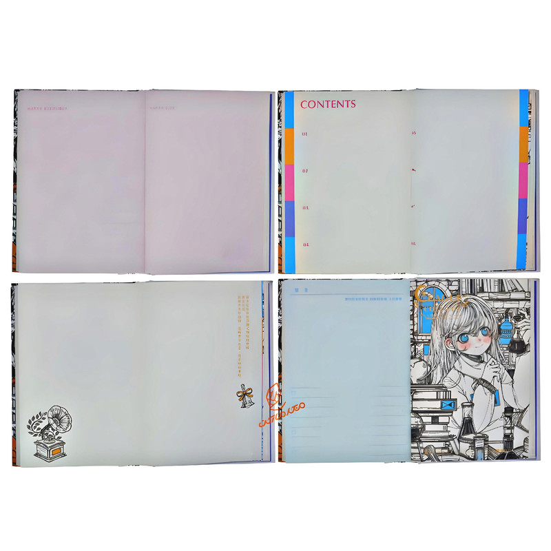 دفتر اسکرپ بوک فانتزی طرح انیمه کد ۰۴۳۶