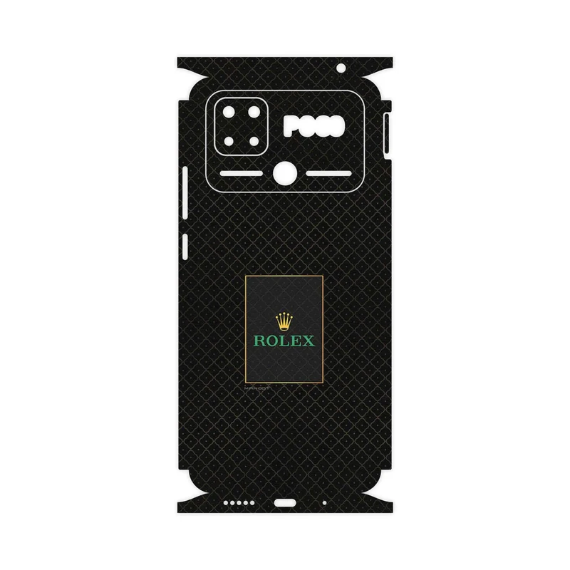 برچسب پوششی ماهوت مدل Rolex_Logo-FullSkin مناسب برای گوشی موبایل شیائومی Poco C40