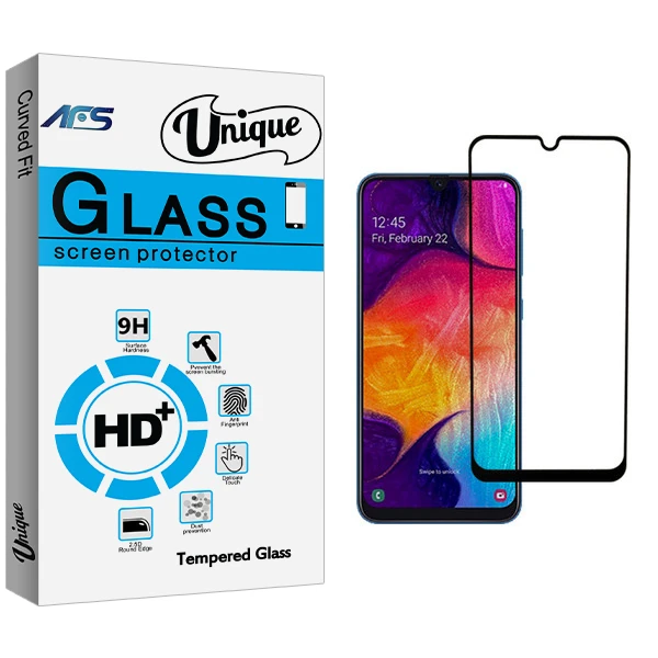 محافظ صفحه نمایش ای اف اس مدل Unique Glass مناسب برای گوشی موبایل سامسونگ Galalxy A20/A30/A50