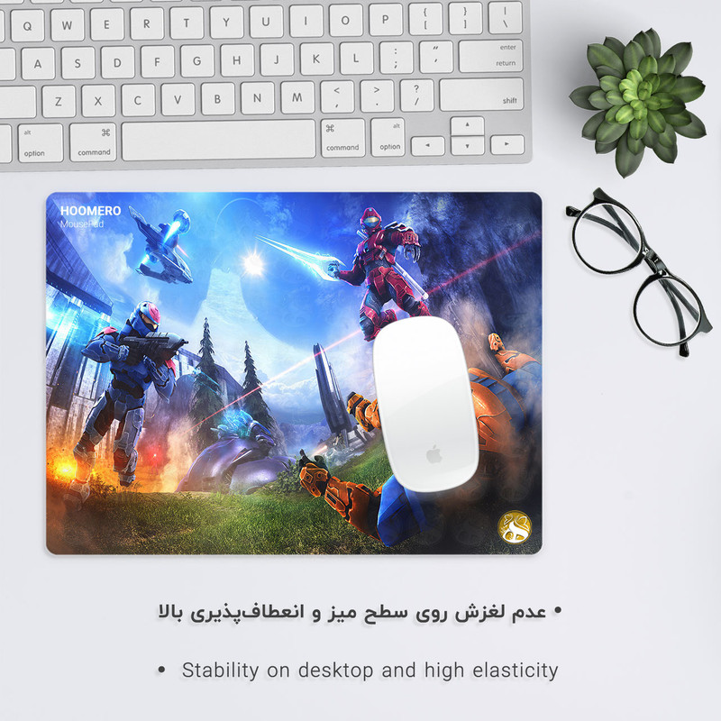 ماوس پد هومرو مدل A4305 طرح بازی Halo Infinite 2
