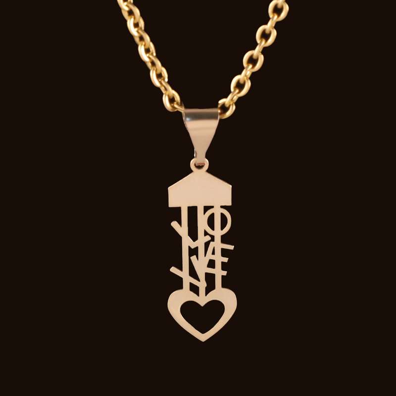 گردنبند نقره زنانه مدل h346