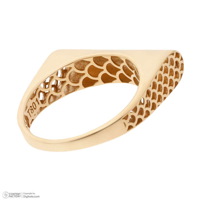 انگشتر طلا 18 عیار زنانه گلدم مدل R-3310004