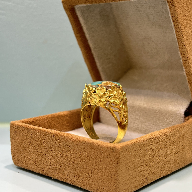 انگشتر نقره زنانه مدل دست ساز مزین به سنگ فیروزه نیشابور02 انگشتر نقره زنانه مدل دست ساز مزین به سنگ فیروزه نیشابور02