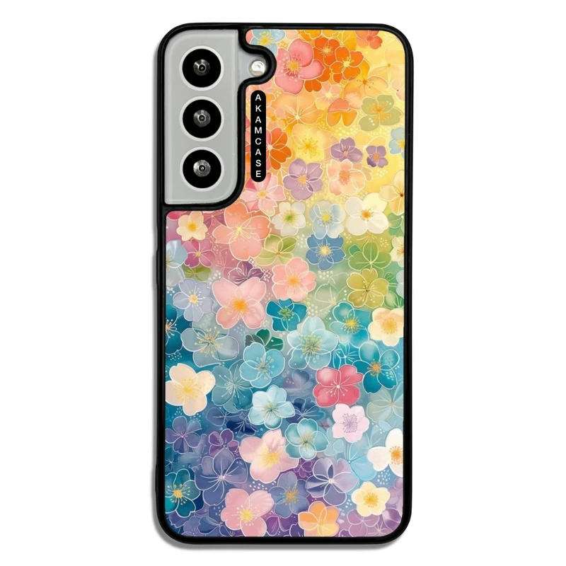 کاور آکام مدل AMC-WSGS22-FLOWERS-27 مناسب برای گوشی موبایل سامسونگ Galaxy S22