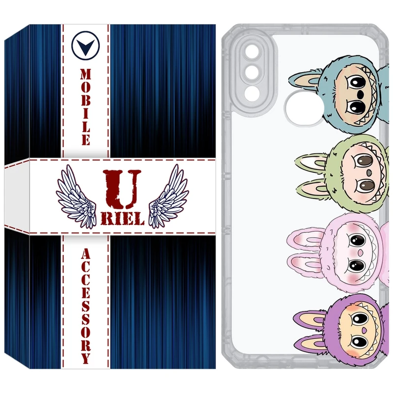 کاور یوریل مدل Clear کد 101 طرح لبوبو Labubu مناسب برای گوشی موبایل سامسونگ Galaxy A10S / M10S