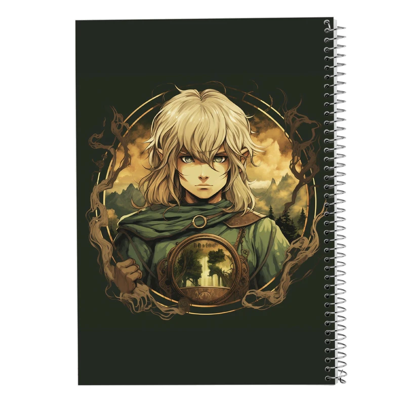دفتر ژورنال نویسی 50 برگ مدوپد مدل نقطه ای طرح  ارباب حلقه ها The Lord of the Rings کد DF3091