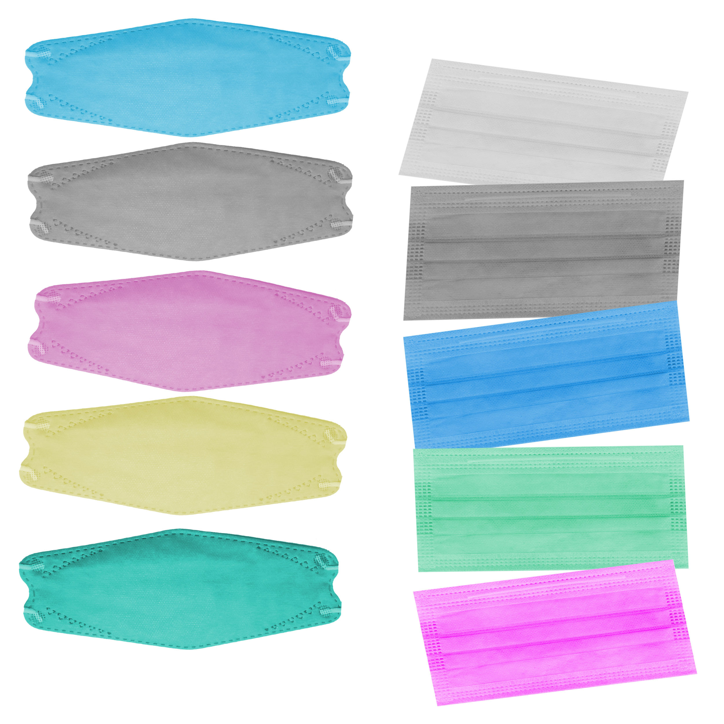 ماسک تنفسی دکترخوشرام مدل میکس پرستاری و سه بعدی بسته 30 عددی