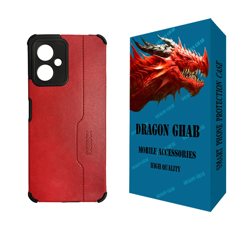 کاور دراگون قاب مدل چرم مناسب برای گوشی موبایل شیائومی Poco X5