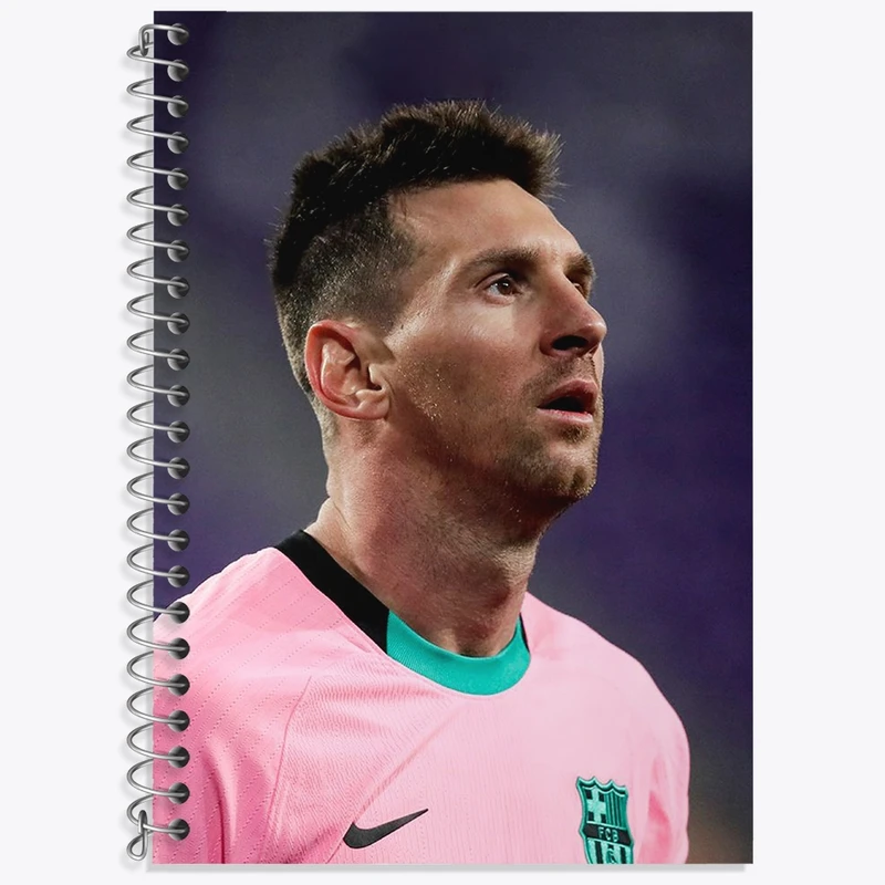 دفتر لغت 50 برگ خندالو طرح لیونل مسی کد 36459