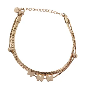 دستبند زنانه مدل پروانه کد W115
