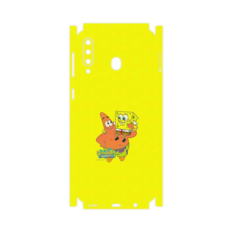 برچسب پوششی ماهوت مدل SpongeBob SquarePants-FullSkin مناسب برای گوشی موبایل سامسونگ Galaxy M30
