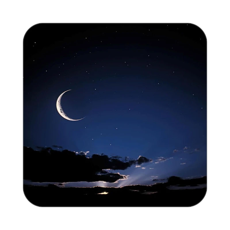 زیر لیوانی کاکتی طرح ماه و ستاره مدل mp52902