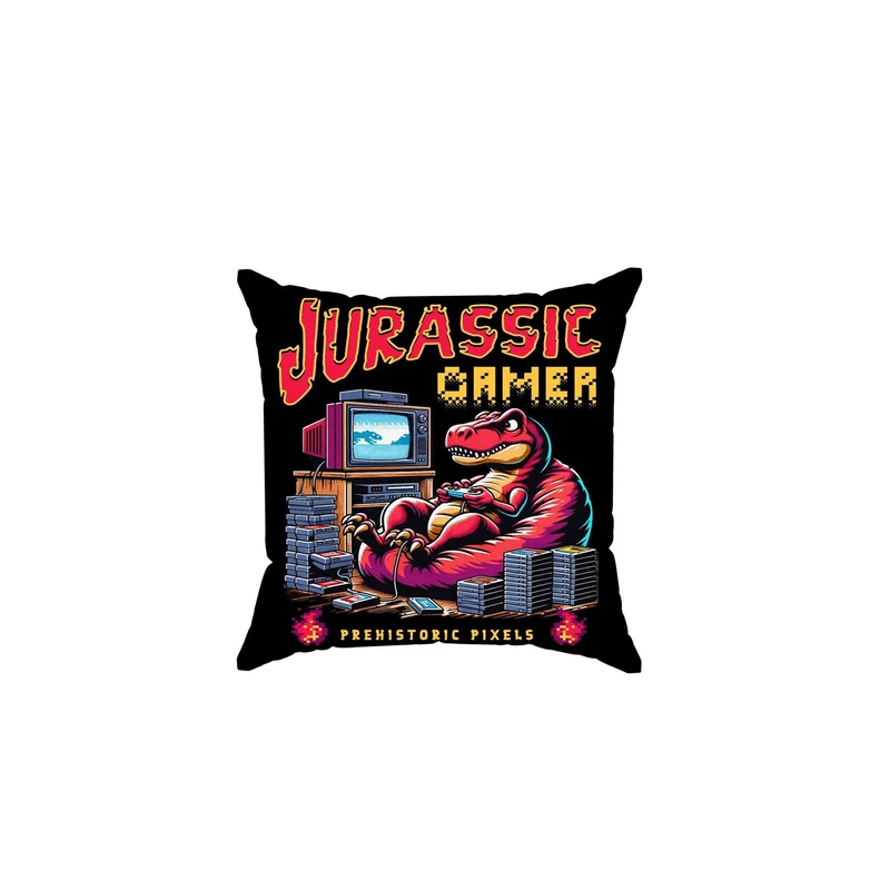 کوسن پاد آفرین مدل گیم طرح دایناسور گیمر بامزه کد p1150