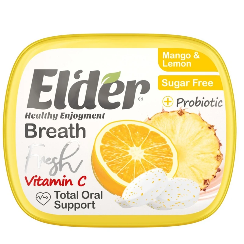 قرص خوشبو کننده دهان الدر مدل آناناس پرتقال وزن 15 گرم