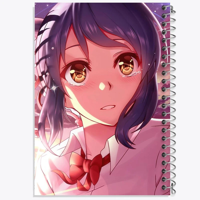 دفتر نت موسیقی 50 برگ خندالو مدل میتسویا میامیزو انیمه یورنیم Your Name کد 16258