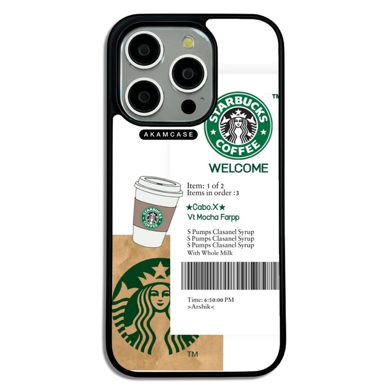 کاور آکام مدل AMCWA15PRO-STARBUCKS5 مناسب برای گوشی موبایل اپل iPhone 15 Pro